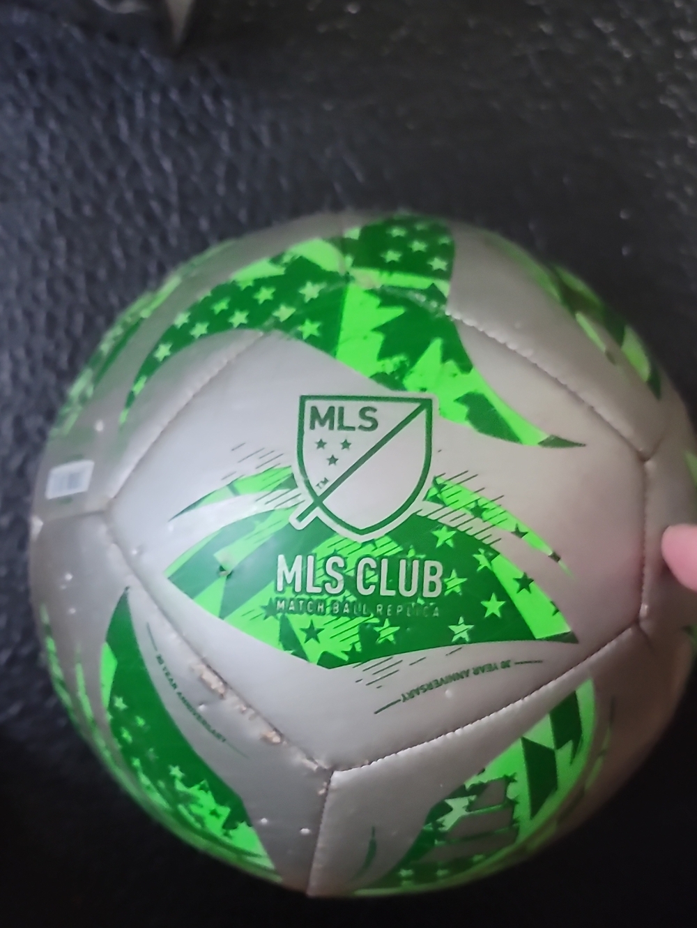 Adidas 30th Anniversary MLS Club Replica Green and White Soccer Ball